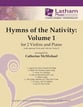 HYMNS OF THE NATIVITY #1 VIOLIN DUET cover